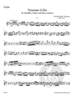 Trio von Georg Philipp Telemann (Download) 
