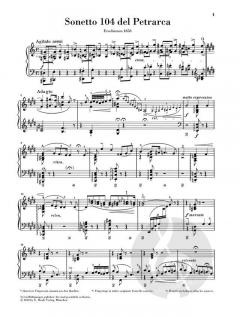 Zweites Petrarca-Sonett von Franz Liszt 