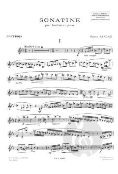 Sonatine von Pierre Sancan für Oboe und Klavier im Alle Noten Shop kaufen
