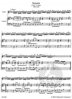 Sämtliche Werke für Violine und Basso continuo von Georg Friedrich Händel im Alle Noten Shop kaufen