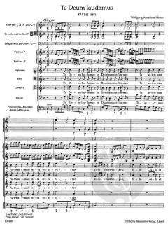 Te Deum laudamus KV 141 (66b) von Wolfgang Amadeus Mozart 
