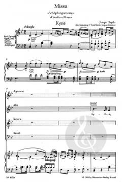 Missa B-Dur - Schöpfungsmesse Hob.XXII:13 von Joseph Haydn 