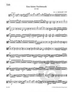 Eine kleine Nachtmusik KV 525 von Wolfgang Amadeus Mozart für Streichquartett im Alle Noten Shop kaufen (Stimmensatz)