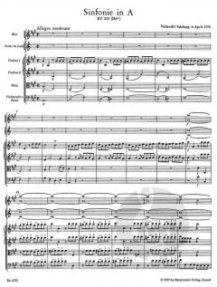 Sinfonie Nr. 29 A-Dur KV 201(186a) von Wolfgang Amadeus Mozart 