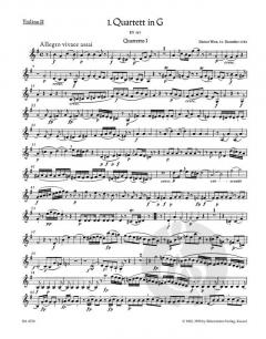 Die 10 berühmten Streichquartette von Wolfgang Amadeus Mozart im Alle Noten Shop kaufen (Stimmensatz)
