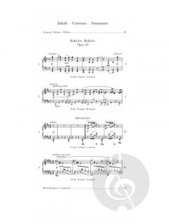 Balladen op. 10 von Johannes Brahms 