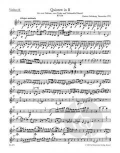 Sämtliche Streichquintette von Wolfgang Amadeus Mozart im Alle Noten Shop kaufen