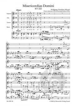 Misericordias domini KV 222 (205a) (W.A. Mozart) 