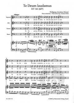 Te Deum laudamus KV 141 (66b) (W.A. Mozart) 