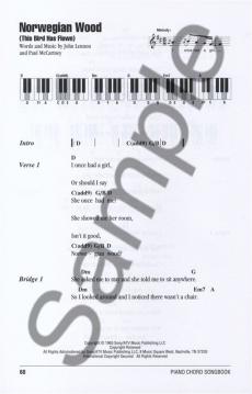Piano Chord Songbook: J-Y von The Beatles 
