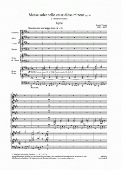 Messe solennelle en ut diese mineur (Louis Vierne) 