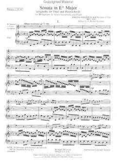 Sonate in Es-Dur BWV 1031 von Johann Sebastian Bach 