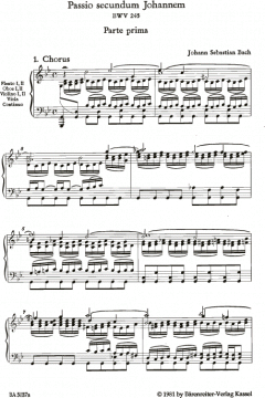 Johannes-Passion BWV 245 von Johann Sebastian Bach 