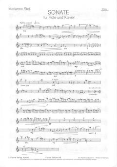 Sonate für Flöte und Klavier von Marianne Stoll im Alle Noten Shop kaufen