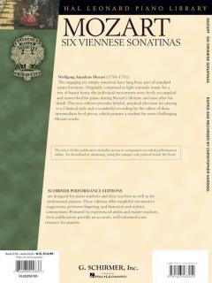 Mozart - Six Viennese Sonatinas von Wolfgang Amadeus Mozart 
