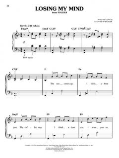 Sondheim Songs for Easy Piano von Stephen Sondheim 