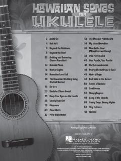 Hawaiian Songs For Ukulele im Alle Noten Shop kaufen