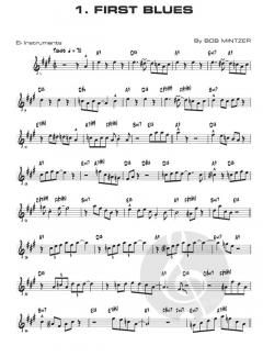 12 Medium-Easy Jazz, Blues & Funk Etudes von Bob Mintzer für Instrumente in Es im Alle Noten Shop kaufen