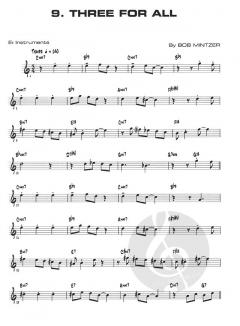 12 Medium-Easy Jazz, Blues & Funk Etudes von Bob Mintzer für Instrumente in Es im Alle Noten Shop kaufen