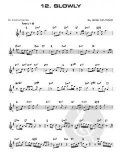 12 Medium-Easy Jazz, Blues & Funk Etudes von Bob Mintzer für Instrumente in Es im Alle Noten Shop kaufen