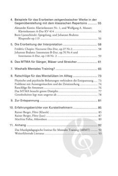 Mentales Training in der musikalischen Ausbildung 