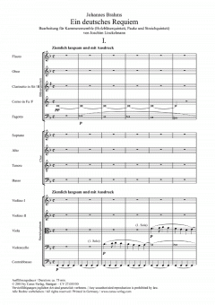 Ein deutsches Requiem op. 45 von Johannes Brahms 