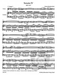 6 Sonaten Band 2 von Johann Sebastian Bach 