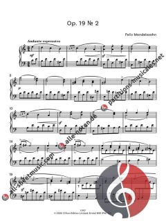 Simplest Mendelssohn Songs Without Words von Felix Mendelssohn Bartholdy 
