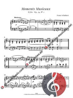 Simplest Schubert Miniatures von Franz Schubert (Download) 
