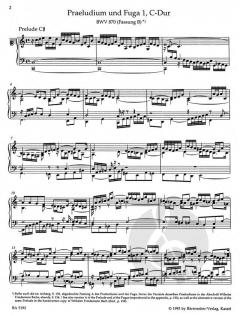 Das Wohltemperierte Klavier Teil 2 von Johann Sebastian Bach (Download) 