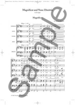 Magnificat & Nunc Dimittis von Alfred Herbert Brewer 