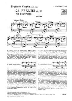 24 Preludi per Pianoforte op. 28 von Frédéric Chopin 