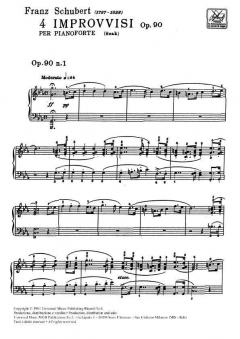4 Improvvisi op. 90 D. 899 von Franz Schubert 