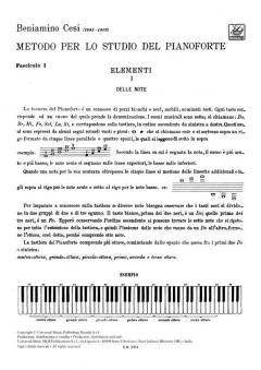 Metodo per Lo Studio Del Pianoforte Fasc. I 