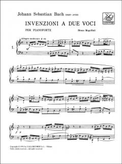 2-stimmige Inventionen von Johann Sebastian Bach für Klavier im Alle Noten Shop kaufen