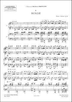 Sur Cinq Notes, Pour Piano Quatre Mains von Florent Schmitt 