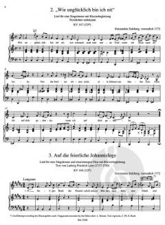 Sämtliche Lieder von Wolfgang Amadeus Mozart 