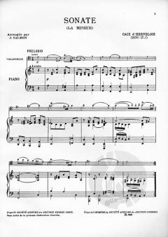 Sonate En La Mineur von Louis de Caix d'Hervelois 