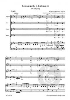 Missa brevis KV 275 (272b) (W.A. Mozart) 