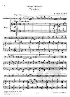 Tarantella, op. 9,2 von Reinhold Gliere 
