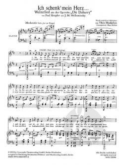 Beliebte Operetten-Lieder für Sopran 