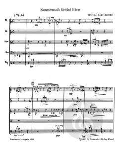 Kammermusik für fünf Bläser (Rudolf Kelterborn) 