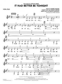 It Had Better Be Tonight von Henry Mancini (Download) 
