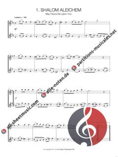 10 Klezmatic Duets for Saxophones von Coen Wolfgram 