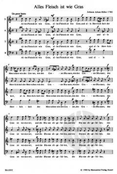 Chor-Arien, Motetten und Liedsätze (Johann Adam Hiller) 