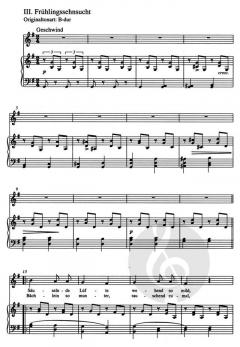 Auswahlausgabe der Lieder Heft 9 von Franz Schubert 