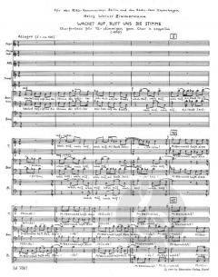 Wachet auf, ruft uns die Stimme von Heinz Werner Zimmermann (Download) 