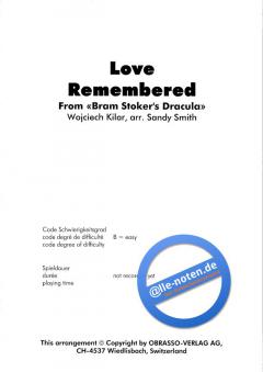 Love Remembered (Wojciech Kilar) 