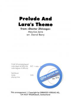 Prelude And Lara's Theme From 'Doctor Zhivago' (Maurice Jarre) 
