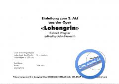 Einleitung zum 3. Akt aus der Oper 'Lohengrin' (Richard Wagner) 